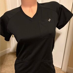 Stylish Black V-Neck Women's Top